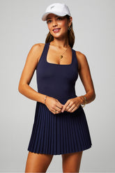 hot shot pleated dress classic mini