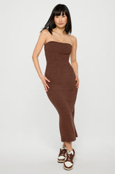 pet me strapless dress