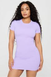 seamless short-sleeve dress