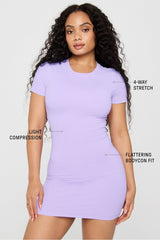 seamless short-sleeve dress