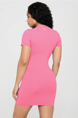 seamless short-sleeve dress