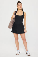 hot shot pleated dress ultra mini
