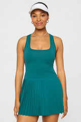 hot shot pleated dress ultra mini