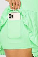 hot shot pleated dress ultra mini