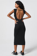 luxe360 rib maxi dress