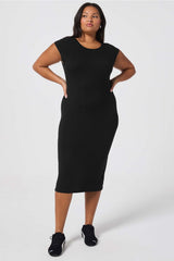 luxe360 rib maxi dress