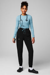 high-rise on-call scrub jogger