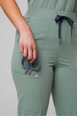 high-rise on-call scrub jogger