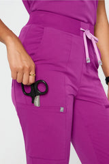 high-rise on-call scrub jogger