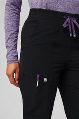 high-rise on-call scrub jogger