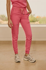 high-rise on-call scrub jogger