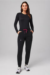 high-rise on-call scrub jogger