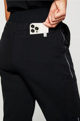 high-rise on-call scrub jogger (reflective)