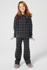 girls cozy fleece wide leg sweatpant