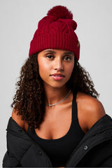 the pom pom beanie