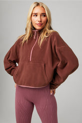 no chill fleece half-zip