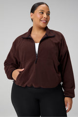 no chill fleece half-zip