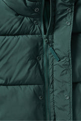 essential cropped hooded puffer