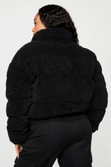 teddy puffer jacket