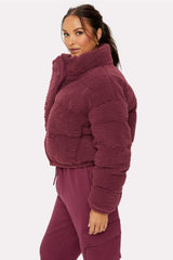 teddy puffer jacket