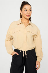 quintessential cropped cargo jacket