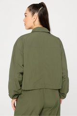quintessential cropped cargo jacket