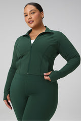 perfect storm cropped train jacket