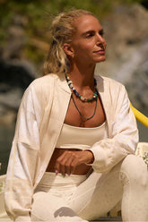 year round terry slouchy bomber