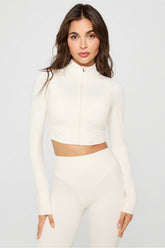 pureluxe cropped train jacket