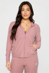 cloud jersey full zip hoodie