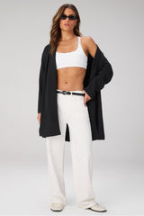 year round terry oversized cardigan