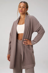 year round terry oversized cardigan