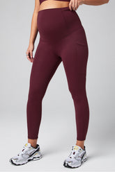 pureluxe high-waisted maternity 7/8 legging