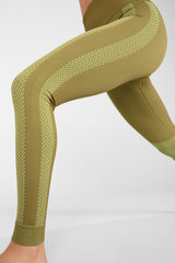 high-waisted seamless check legging