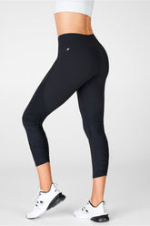 pureluxe mid-rise ruched 7/8 legging