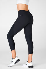 pureluxe mid-rise ruched 7/8 legging