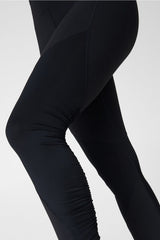 pureluxe mid-rise ruched 7/8 legging