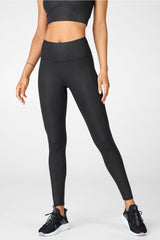 high-waisted iridescent luxe legging
