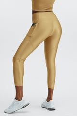 oasis pureluxe high-waisted shine 7/8 legging