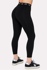 major label shaping high waist logo legging 7/8