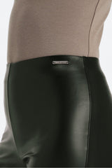 vegan leather pull on legging