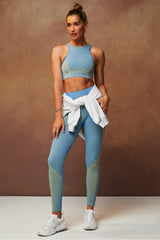 seamless high-waisted compressive legging