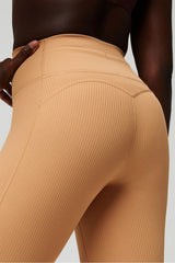 oasis rib high-waisted legging
