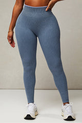 seamless rib high-waisted legging