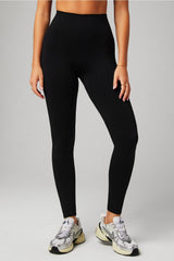 seamless high-waisted linework legging