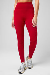 seamless high-waisted houndstooth legging