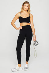 sleek seamless high-waisted legging