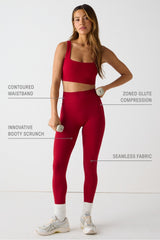 seamless scrunch high-waisted legging