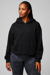 cozy fleece hoodie