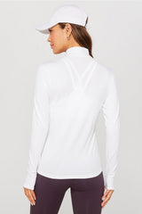 feather tech+ half-zip top